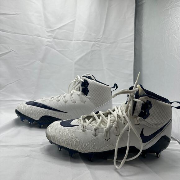 Nike Mens 12 Zoom Force Savage Mid Blue White Football Cleats 880144-155 Shoes main image 7